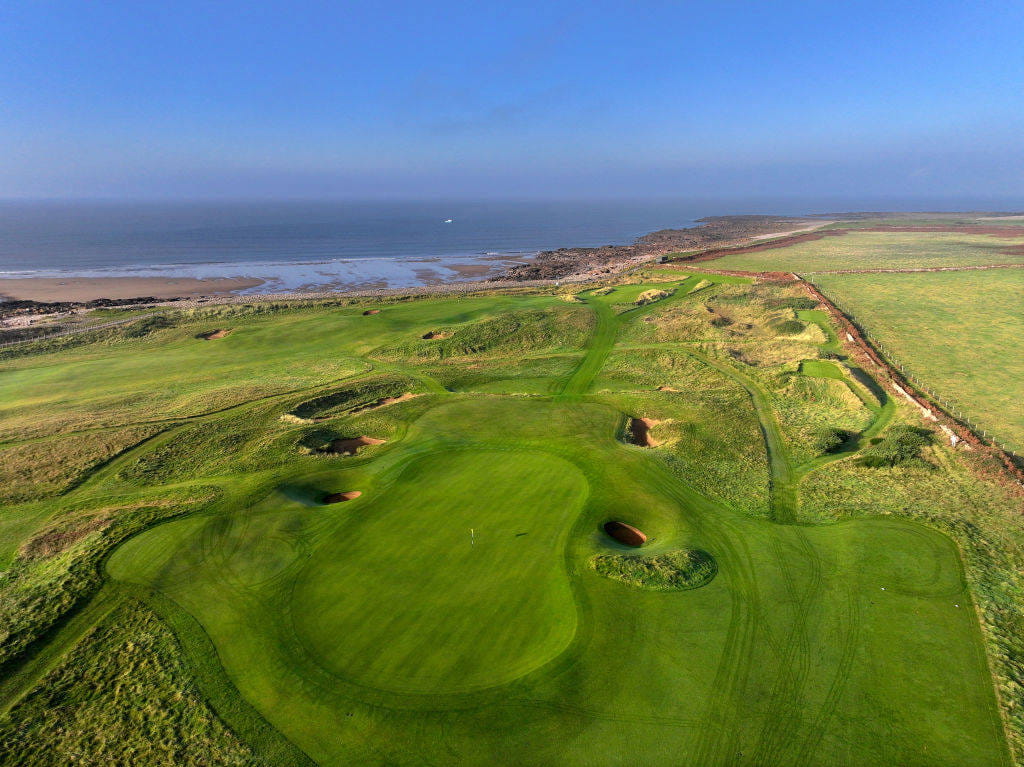 The 5th hole for the AIG Women's Open at Royal Porthcawl